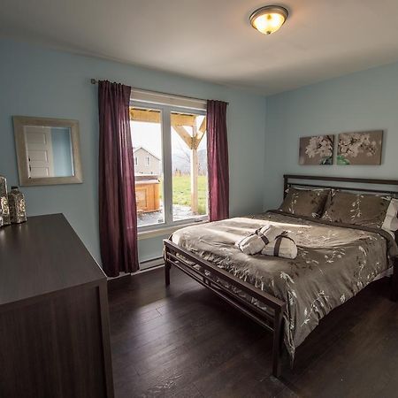 Les Chalets Huppes Du Massif Petite-Riviere-Saint-Francois Kamer foto