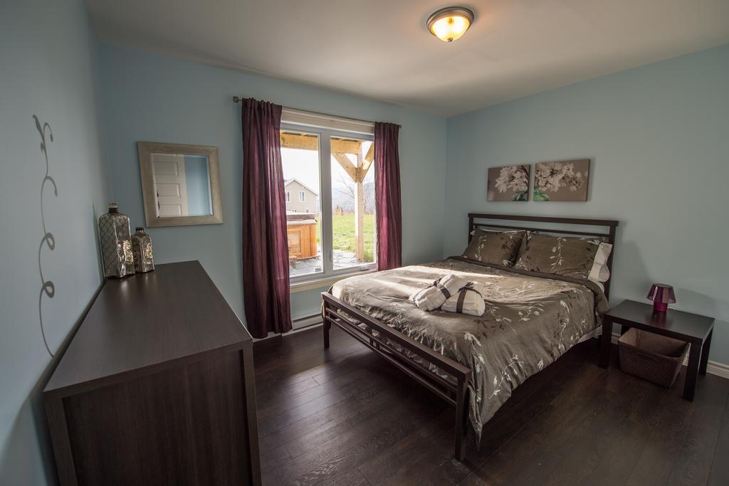 Les Chalets Huppes Du Massif Petite-Riviere-Saint-Francois Kamer foto